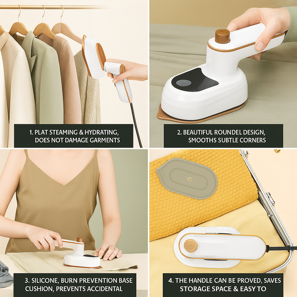 Pressora™ Portable Mini Iron – Compact, Powerful & Travel-Ready