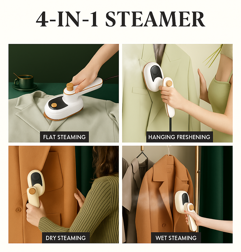 Pressora™ Portable Mini Iron – Compact, Powerful & Travel-Ready